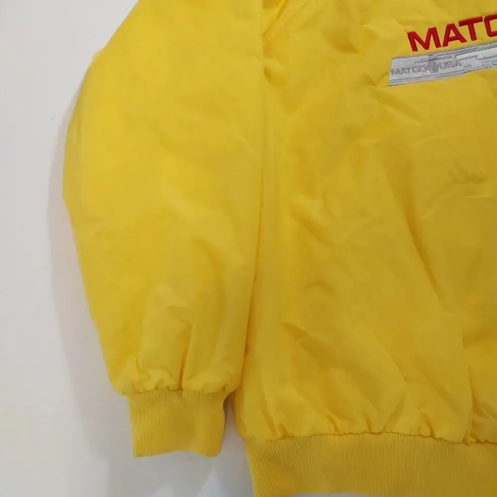 Vintage Matco Tools‎ Racing Yellow Multicolor Sports Jacket Coat Size Men 2XL